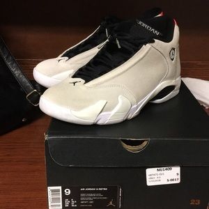 Air Jordan 14 Retro / Dessert Sand/Black-White